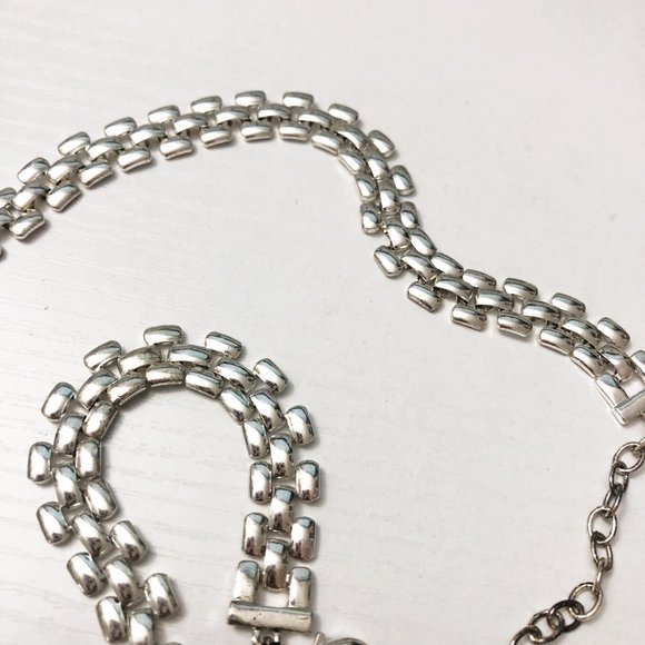 NEW Anne Klein Silver Chain Necklace - Picture 4 of 6